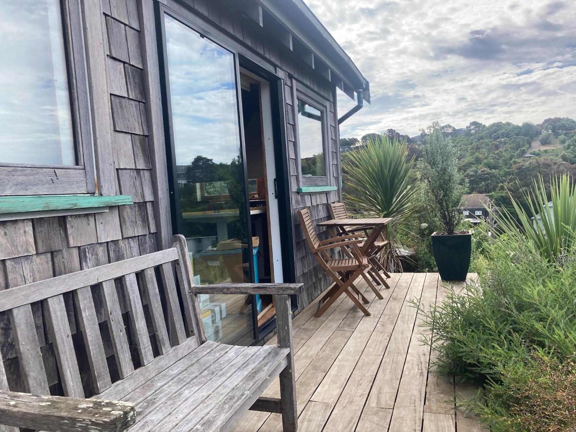 Kereru Cabin - Spectacular Seaviews, Rustic, Glamping Eco Adventure Palm Beach 외부 사진